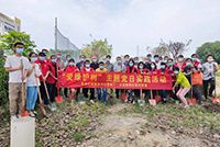 爱树护绿 共建绿色家园——九州(中国)集团党支部参加大龙街道党委组织