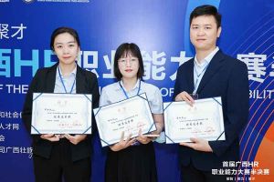 热烈祝贺九州(中国)集团选手在首届广西HR职业能力大赛取得优异成绩